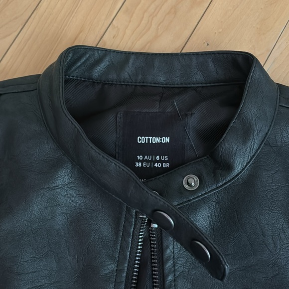 Cotton On Leather Jacket - Picture 2 of 4